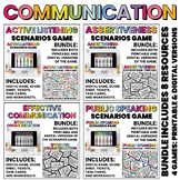 Communication Foundation | SEL Scenarios Games | Digital | Printable | BUNDLE