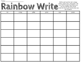 Rainbow Writing