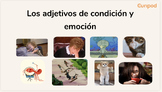 ?CÂ¨Â®mo estÂ¨Â¢s?, Comprehensible input for adjectives of condition and emotion