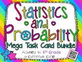 Statistics and Probability Mega Task Card Bundle