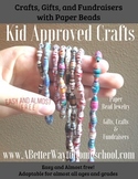 Christmas Craft- Paper Beads Perfect for Fundraisers & Sub Folder Alternative