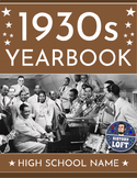 1930s YEARBOOK PROJECT (POP CULTURE & HISTORICAL FIGURES)