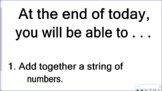 Everyday Math Second Grade Lesson 7.3