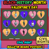 Black History Valentine Month Sweethearts | Posters | Bulletin Board |Door Decor