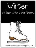 First Grade Vocabulary:  I Have, Who Has: Winter