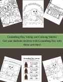 Groundhog Day Voting and Coloring Sheets for All Elementary Grades