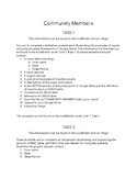 6th Grade Business Education Unit 1- 4 Assignments