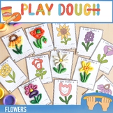 Flowers Play Dough Mats Fine Motor Skills Kindergarten Pre-K Garden Activities