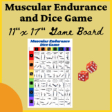 Muscular Endurance Fitness Dice Game for Physical Education, Gym, or Activity