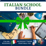 ALL THE ITALIAN SCHOOL ACTIVITIES BUNDLE