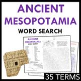 ANCIENT MESOPOTAMIA Word Search Puzzle - 35 Terms - Sumer, Akkad ...