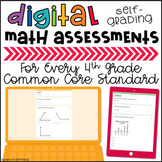 Google Classroom? Activities: BUNDLE of Digital Math Assessments 4th Grade