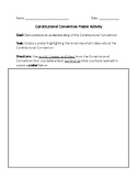 Constitutional Convention Poster Activity