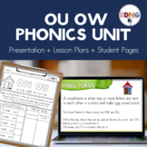 Vowel Teams Diphthong OW OU Phonics Unit Lesson Plans