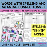 Sounded Silent Consonants & Vowel Alternations in Related Words Morphology Games