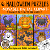 Movable Clipart Digital Puzzle Pieces | Halloween