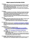 War of 1812 Object Lessons & Worksheets