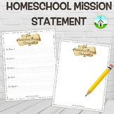 Homeschool Mission Statement Activity (white)
