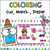 Color Match cut and Paste Activity