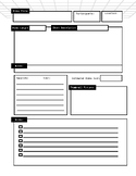 Video Planning Sheet
