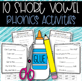 Short Vowel Activities