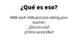 ?QuÂ¨Â¦ es eso? - Classroom Objects