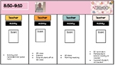 4-Person Daily Rotation Slides | Editable Google Slides with Timers