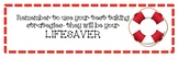Test Goodie Bag Lifesaver