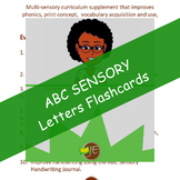 ABC Sensory Letters Flashcards