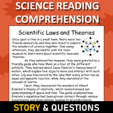 Scientific Laws and Theories Reading Science Story Comprehension Questions Works