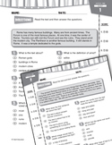 Daily Reading Practice for Third Grade