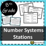 Real Number System Station Review {8th Grade Math} 8.NS.1 and 8.NS.2