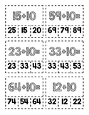 Clip Cards-10 More 10 Less