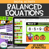 3rd Grade Addition & Subtraction Halloween Math Fact Practice Digital Activity