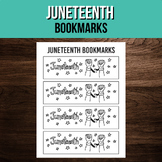 Juneteenth Bookmarks Coloring Art Activity | Black History Printable | Freedom