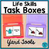 Yard Tools Life Skills Task Boxes - Life Skills Special Education Activities