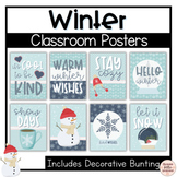 Winter Classroom Posters | Bulletin Board Decor | It's Cool to be Kind