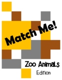 Match Me! Card Game: Zoo Animals