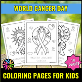World Cancer Day Coloring Pages: Inspire, Support - Printable PDF & PNG