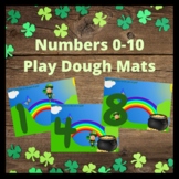 St. Patrick's Day Numbers 0-10 Play Dough Mats