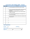 Forensic Lab Cued Retell with report form