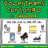 Long o Vowel Team Digraphs  oa, oe, o-e, o, old, olt, ow- Phonics Activities