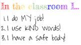 8:1:1 Classroom Expectations