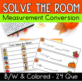 Fall Measurement Conversion Activity 5th Grade Metric and Customary Conversions