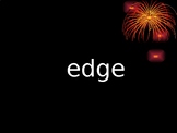 -/j/ spelled -dge Word Family PowerPoint