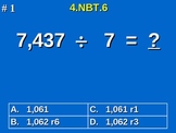 4th Grade Common Core Math - Find Whole-Number Quotients and Remainders 4.NBT.6