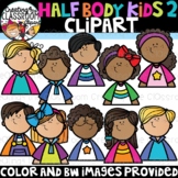 Half Body Kids 2 Clipart {Kid Clipart}