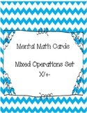 Mixed Operations Mental Math Cards