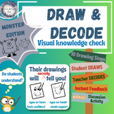 Draw & Decode- Visual Knowledge Check for Understanding- MONSTER Edition