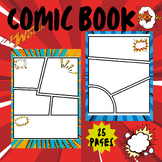 Comic Book Templates / Blank Graphic  Templates Clipart
